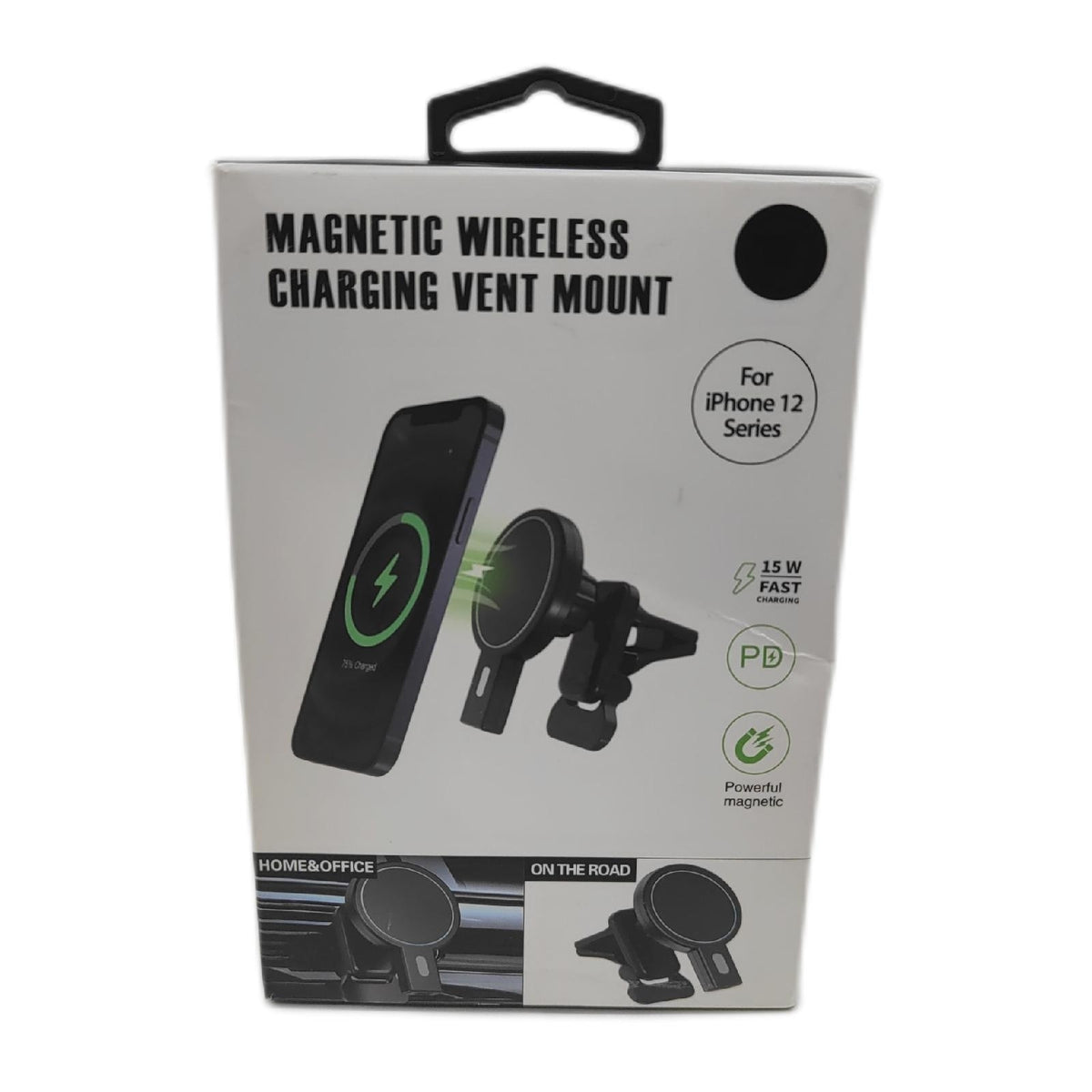 Samaray Autoladegerät Autozubehör Kabelloses Ladegerät iPhone 14 15W Schnellladen Adapter Qc 3 0 Magnetisch