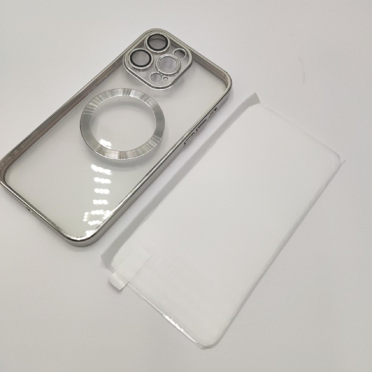 Giolus Clear iPhone 14 Pro Max Hülle Kompatibel MagSafe Kameraschutz 2 Stück Smartphone Zubehör Ultra dünn Schutz