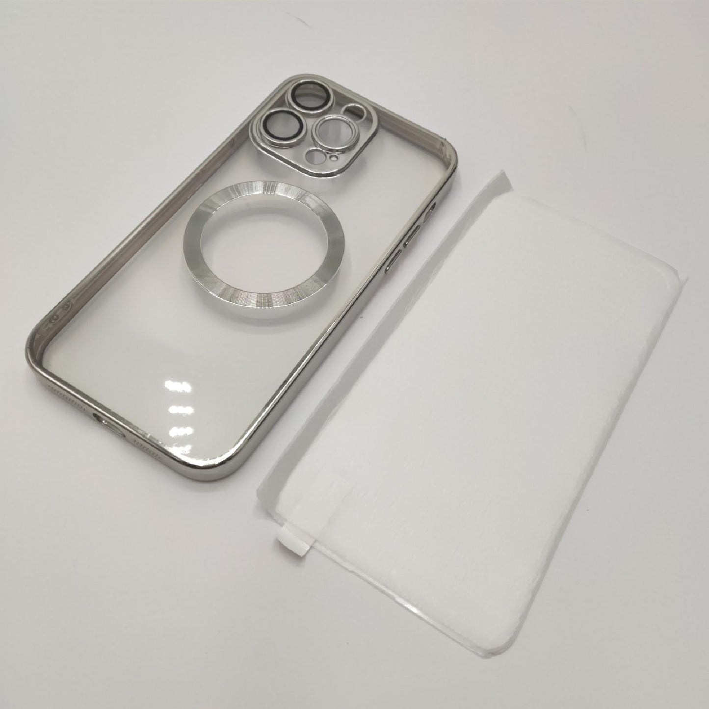 Giolus Clear iPhone 14 Pro Max Hülle Kompatibel MagSafe Kameraschutz 2 Stück Smartphone Zubehör Ultra dünn Schutz