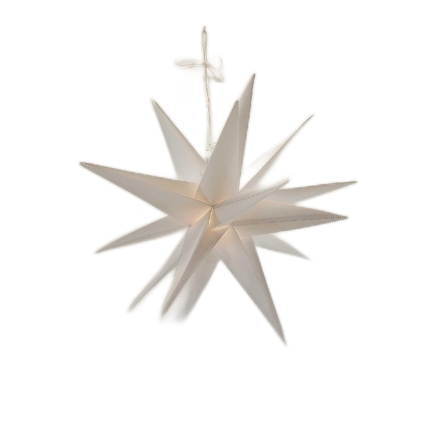 Goobay LED Weihnachtsstern Deko Ø 56 cm 18 Zacken Timer Batteriebetr