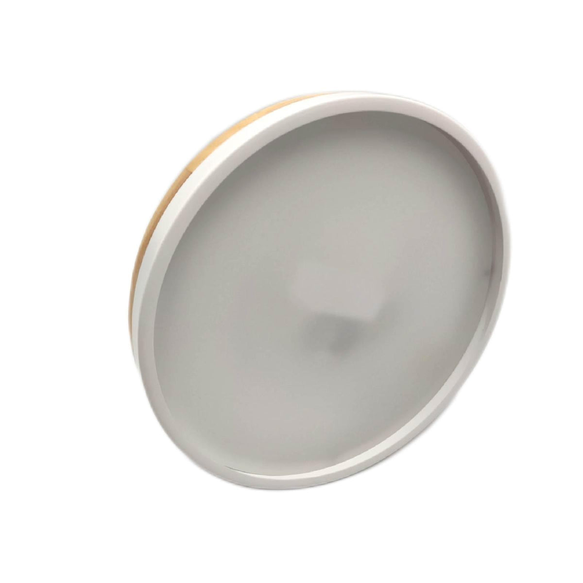 Vikaey LED Deckenlampe Lampen Wohnzimmer Weiß 30cm Holz Gemütlich Bele