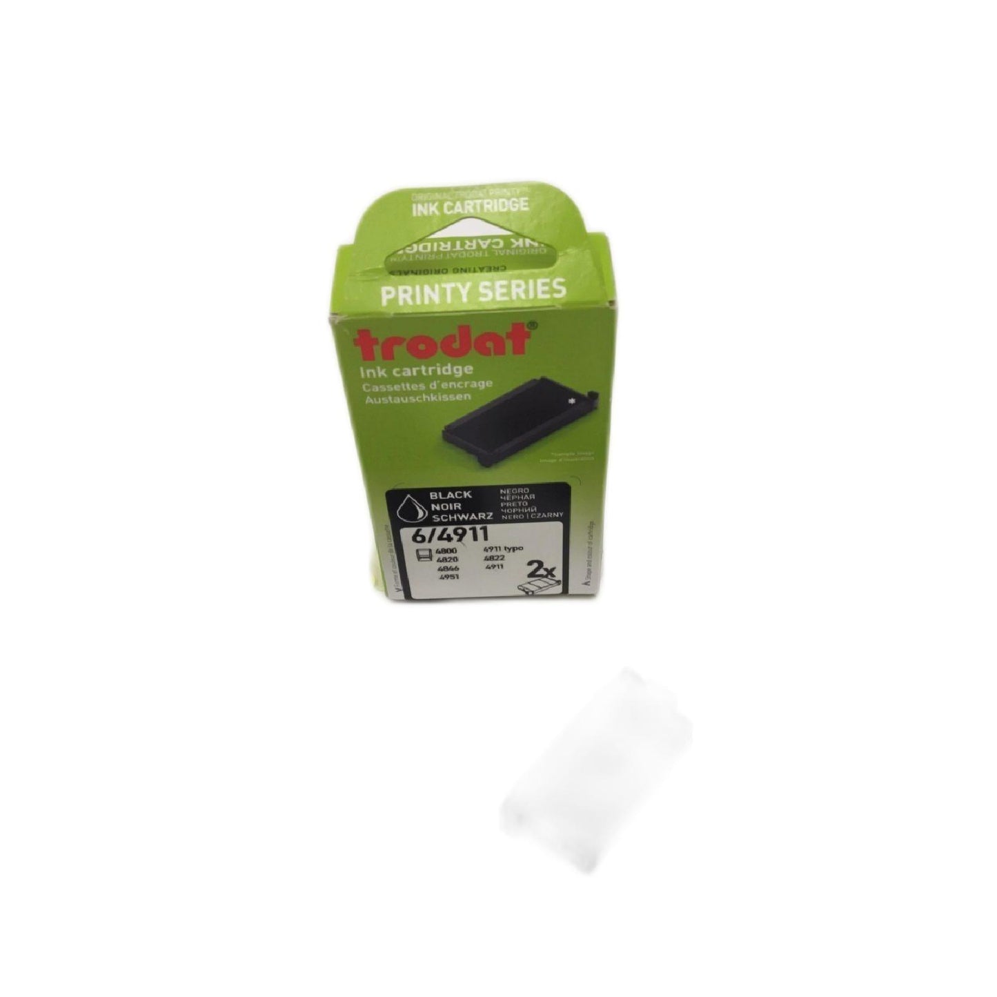 trodat® Stempel-Ersatzkissen 6/4911s - schwarz, 2 Stück