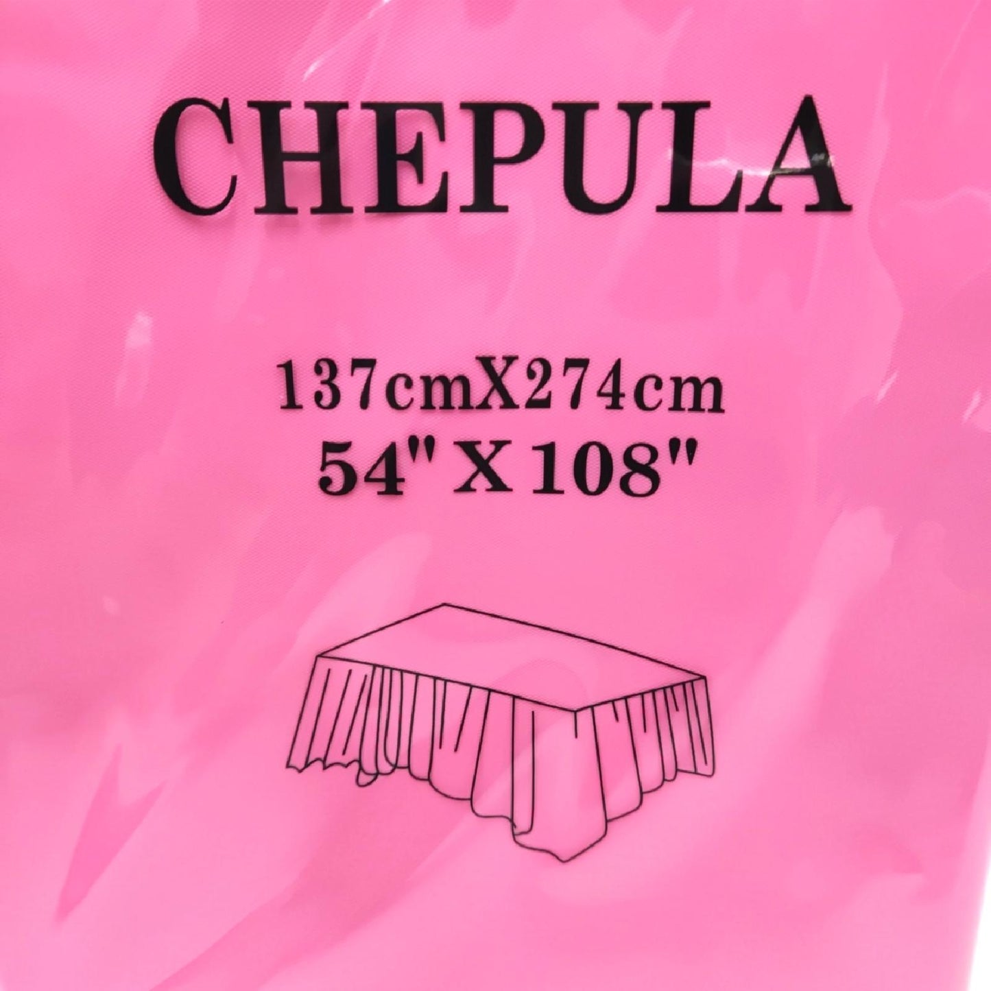 CHEPULA Tischdecke Einweg 4 Stück Einwegtischdecken Wasserdicht Rechteckig Party