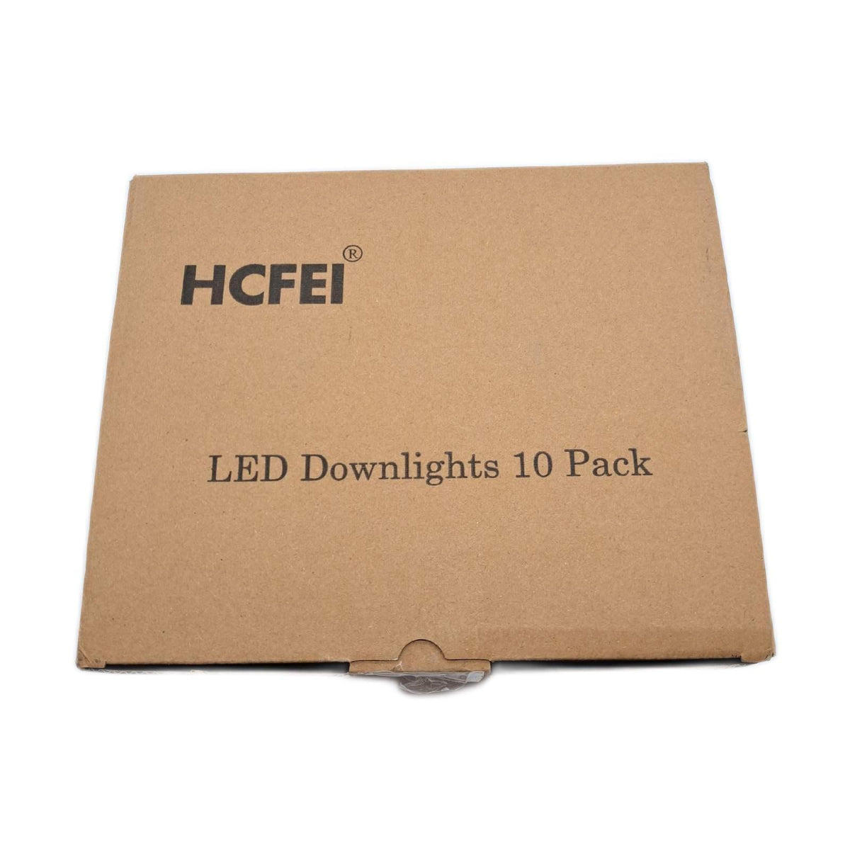 HCFEI LED Einbaustrahler ultra Flach  425 Lumen  230V 5W  Dimmbar  Gehäuse Eckig  Schwenkbar  Schwarz 10er - Warmweiß