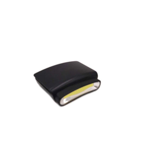 MAGT LED Stirnlampe - Tragbare Clip Hut Lampe, Mini Kopflampe, Kunststoff Kappe Licht, Scheinwerfer Außenbeleuchtung (Schwarz)