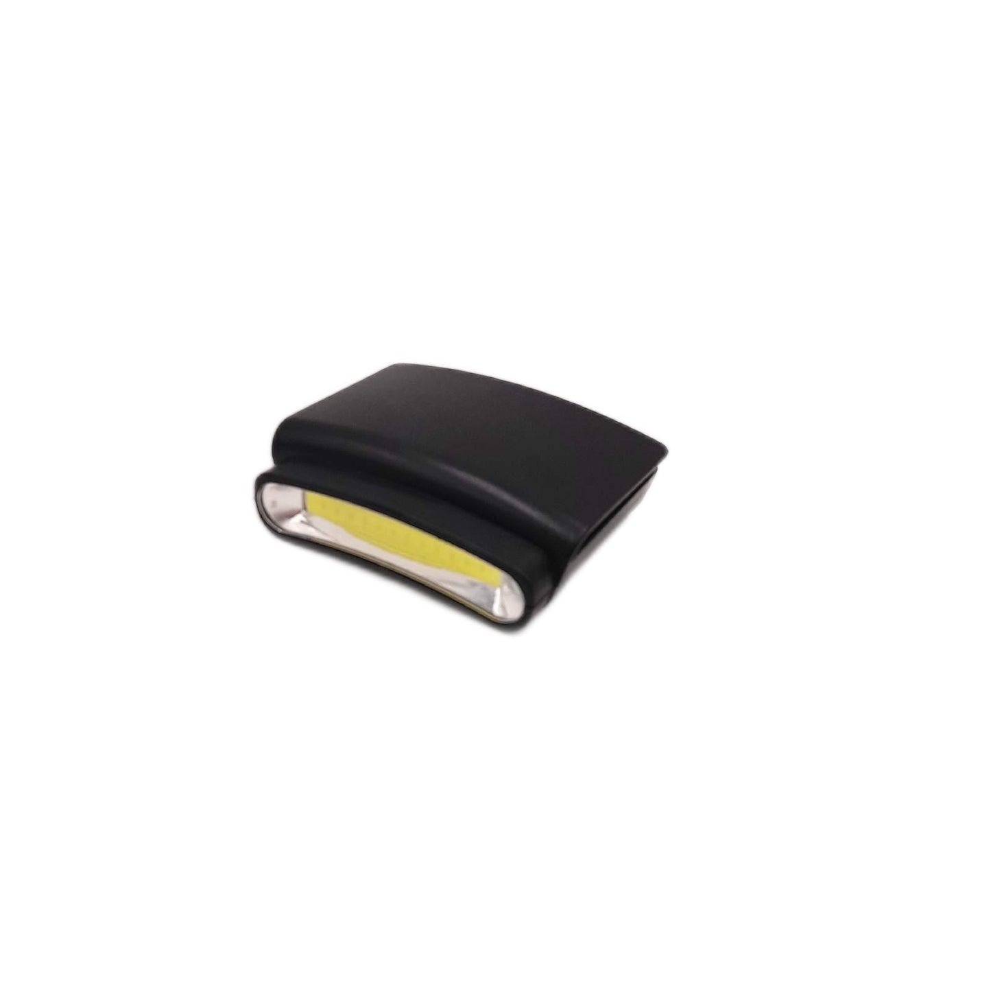 MAGT LED Stirnlampe - Tragbare Clip Hut Lampe, Mini Kopflampe, Kunststoff Kappe Licht, Scheinwerfer Außenbeleuchtung (Schwarz)