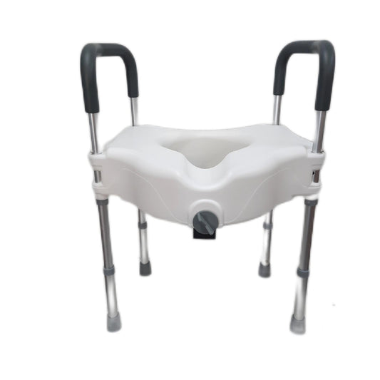 OrtoPrime WC-Heber Erwachsene gepolsterten Armlehnen höhenverstellbar WC-Stuhl