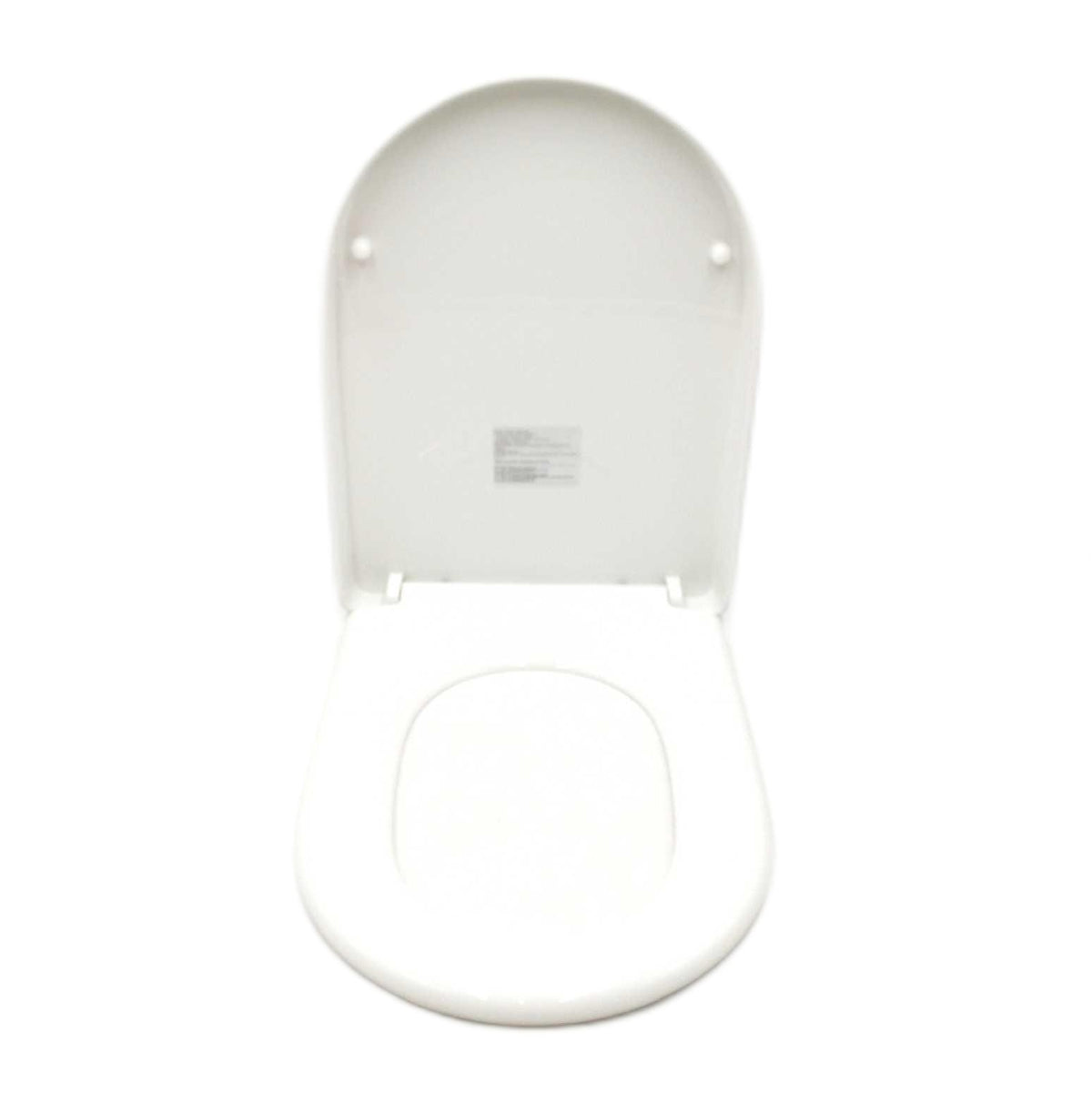 STOERMIC Toilettendeckel WC Sitz D Form mit Quick Release Funktion Absenkautomatik