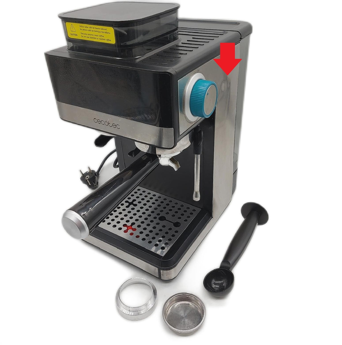 Cecotec Espressomaschine Küchengeräte Power Mahlgrad 20 Heizstufen für