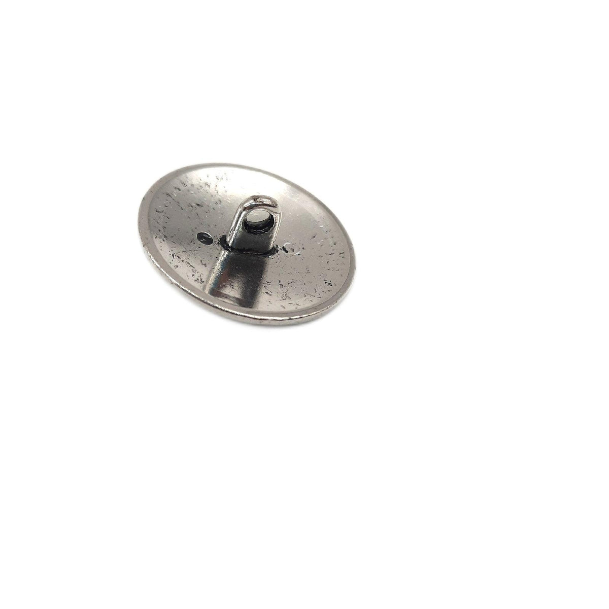 Silber Knöpfe aus Metall geschwärzt  wunderschönes Muster Made in Germany 20mm oder 25mm 6 Stück 25mm