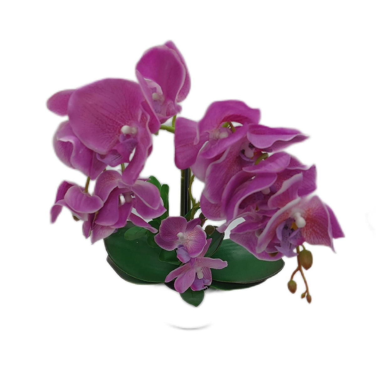 PASCH 2er Set Orchideen Kunstblumen Hellrosa in Keramik 1 Stuck