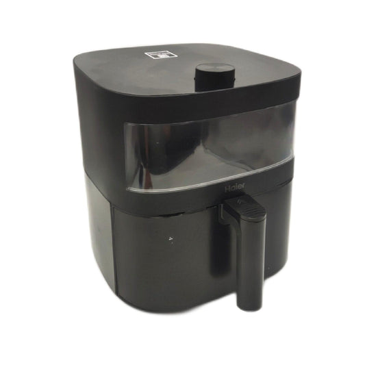 Haier Heißluftfritteuse mit Glasfenster I Airfryer mit 9 Programmen & 7 Liter Fassungsvermögen I 1700W Fryer mit LED Display I Fritteuse Heißluft ohne Fett I spülmaschinenfest [Serie 5 - HAF5TWA]