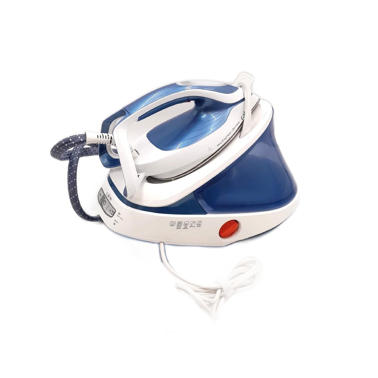 Calor Dampfbügeleisen Bügelgeräte Pro Express Ultimate II 3000 Watt Aqua Metall