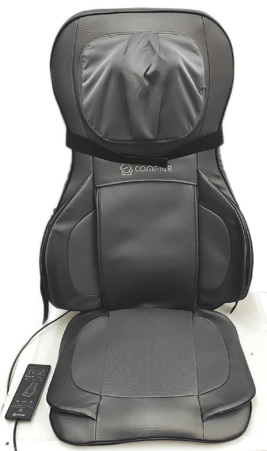 COMFIER Shiatsu Massagesitzauflage Knet- Rollen- Vibrations- Massage Ch - Defekt