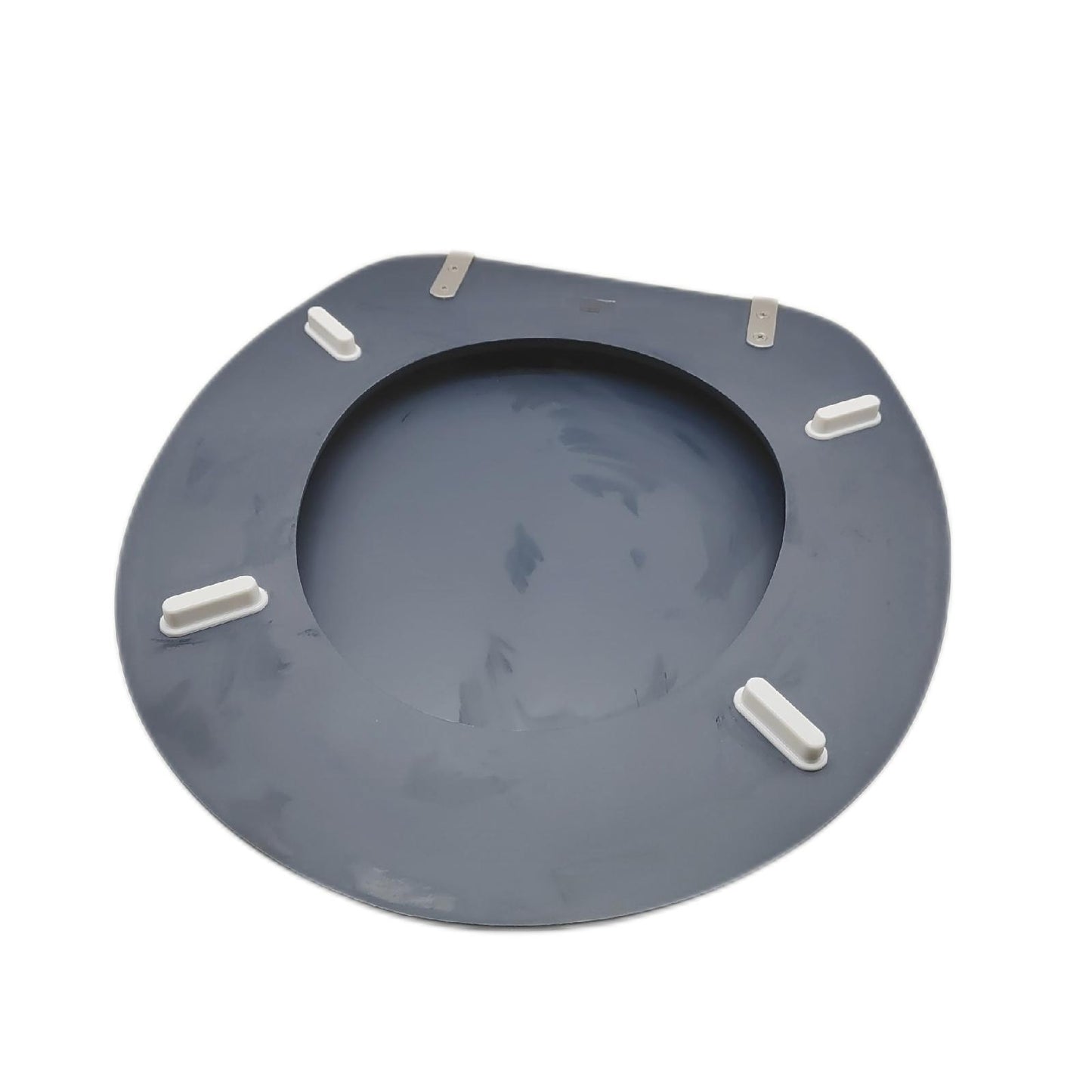 Wenko WC Sitz Badezimmeraccessoires Prima Dunkelblau Matt hochwertiger Toilettensitz im Retro Style für mehr Komfort