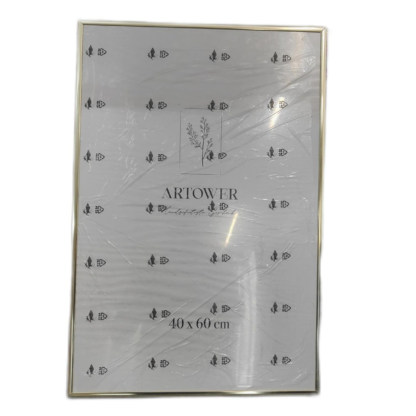Artower Bilderrahmen Posterrahmen Metallrahmen Gold Dünner Rahmen 40x60 cm elegant modern