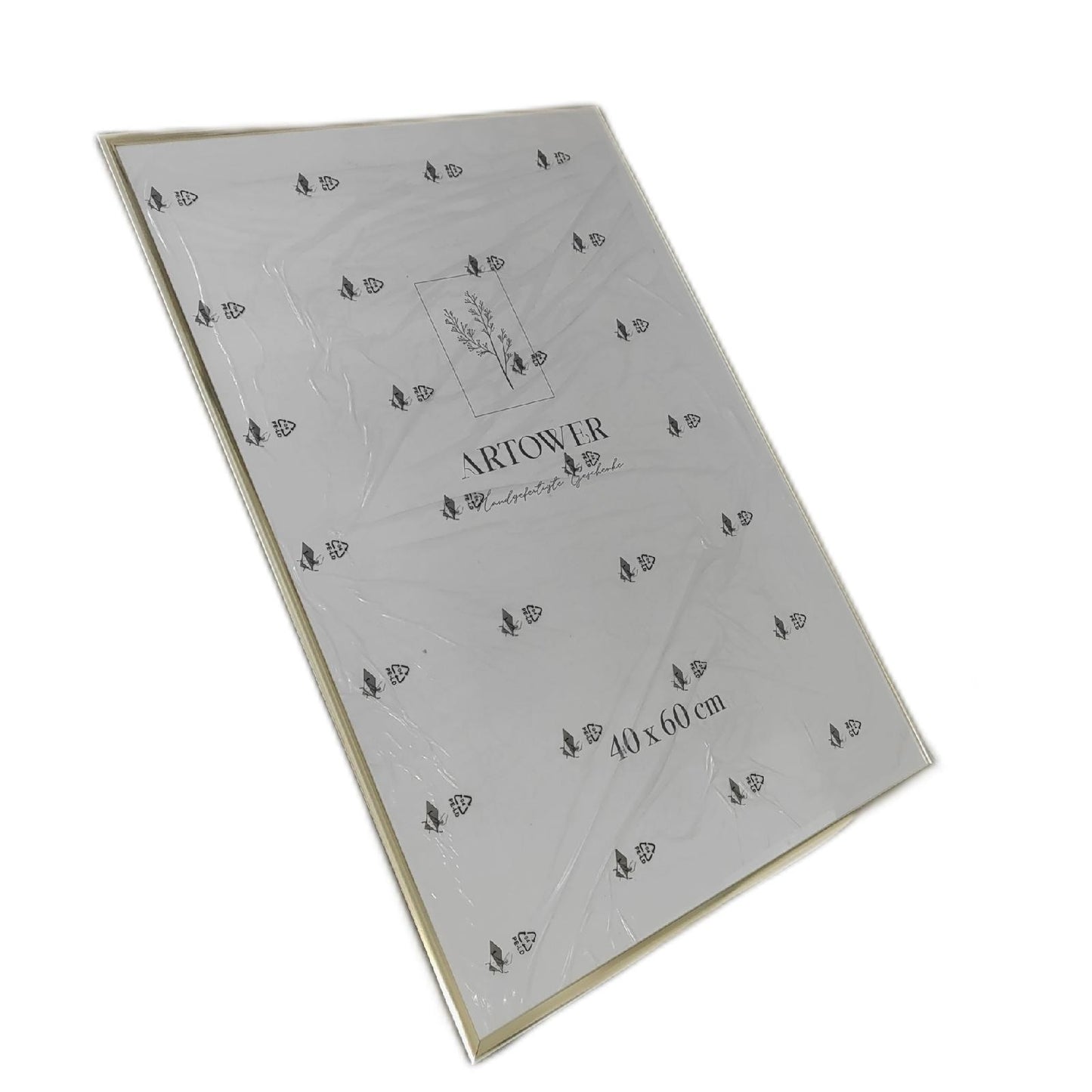 Artower Bilderrahmen Posterrahmen Metallrahmen Gold Dünner Rahmen 40x60 cm elegant modern