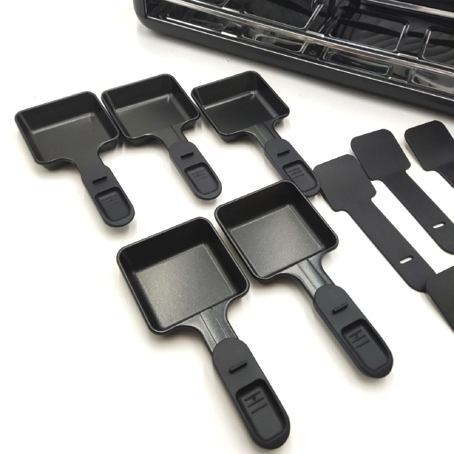 SEVERIN Raclette Grill 8 Personen Naturgrillstein Black Line 3 Pfannen fehlen