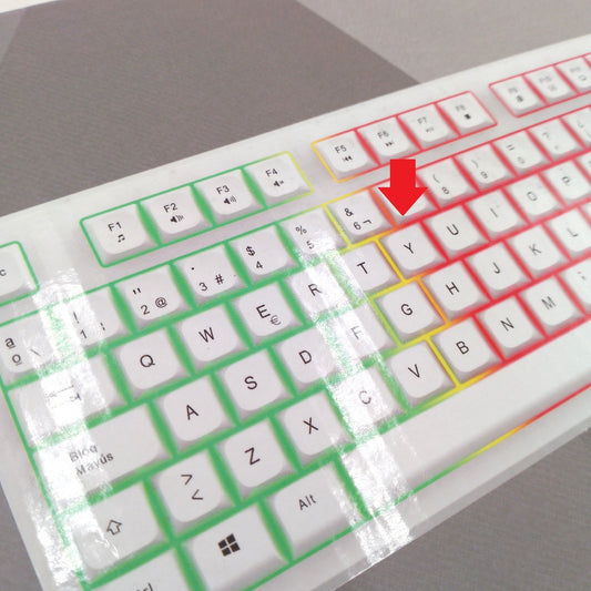 Mars Gaming MCPWX Spanisch Kabellose Gaming Combo Tastatur RGB Maus 3200 DPI Mausmatte
