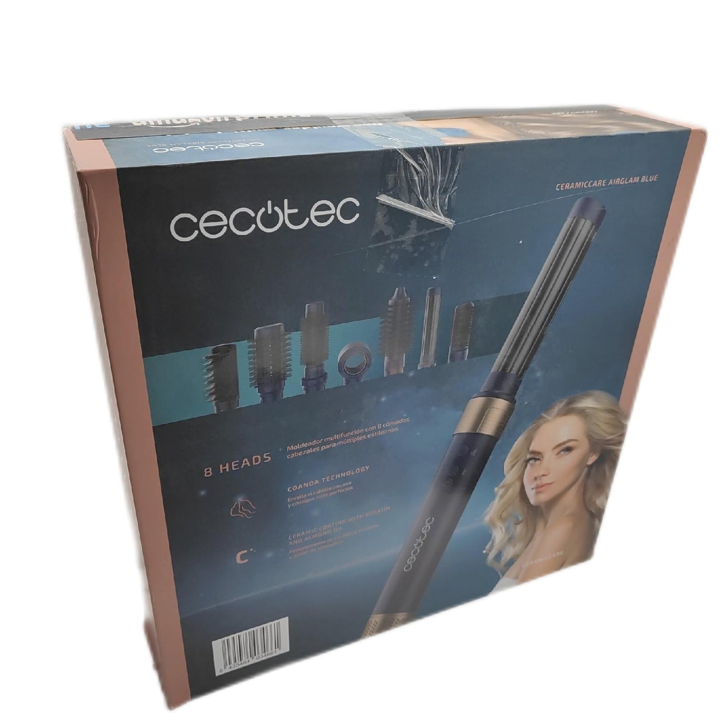 Cecotec Haartrockner Styler Haarpflege CeramicCare multifunktionale Luftbürste Glätteisen