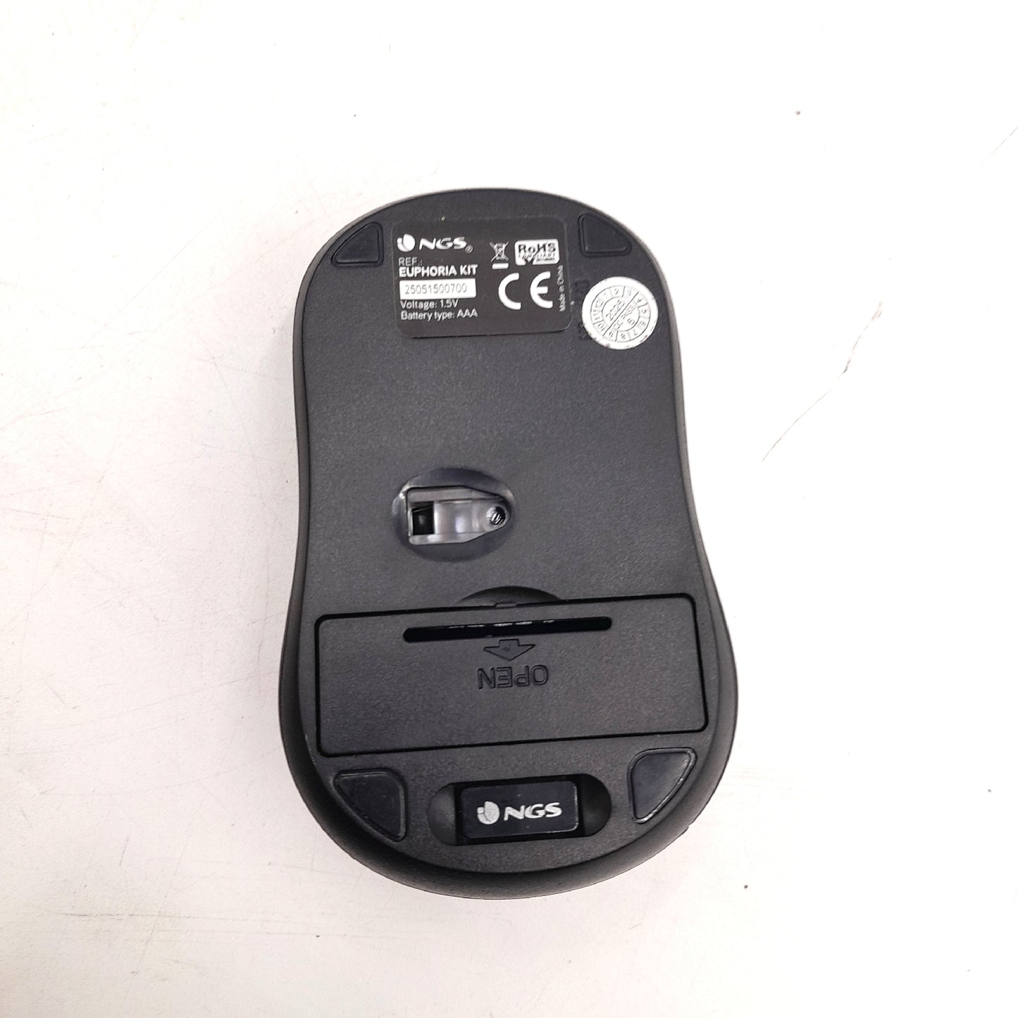 NGS Maus und Tastatur Set Computer Zubehör Euphoria Kabellose Bedienung QWERTY