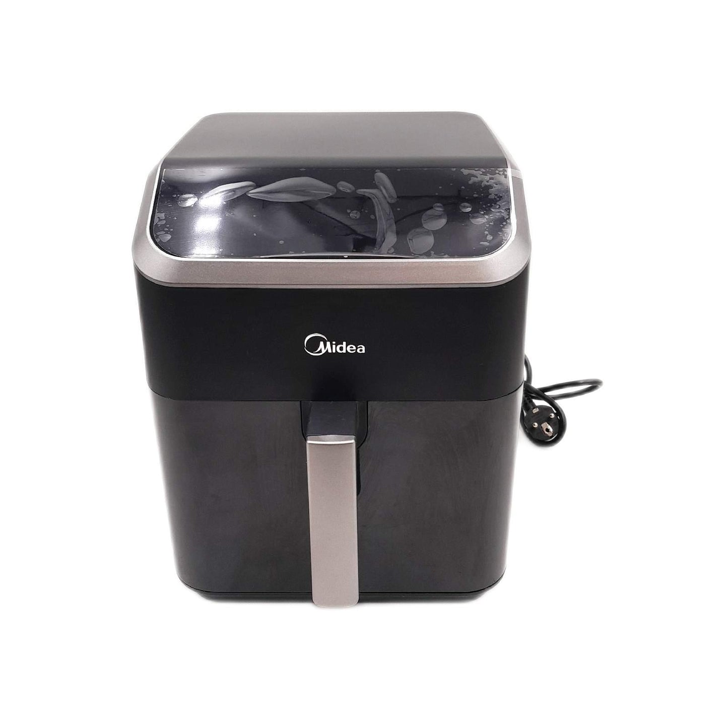 Midea Heißluftfritteuse 7L Fassungsvermögen, Airfryer mit Sichtfenster & Licht, 7 Programme, HeatXpress Technologie 90% weniger Öl, Energie- und Zeitersparnis, Antihaft, Schwarz