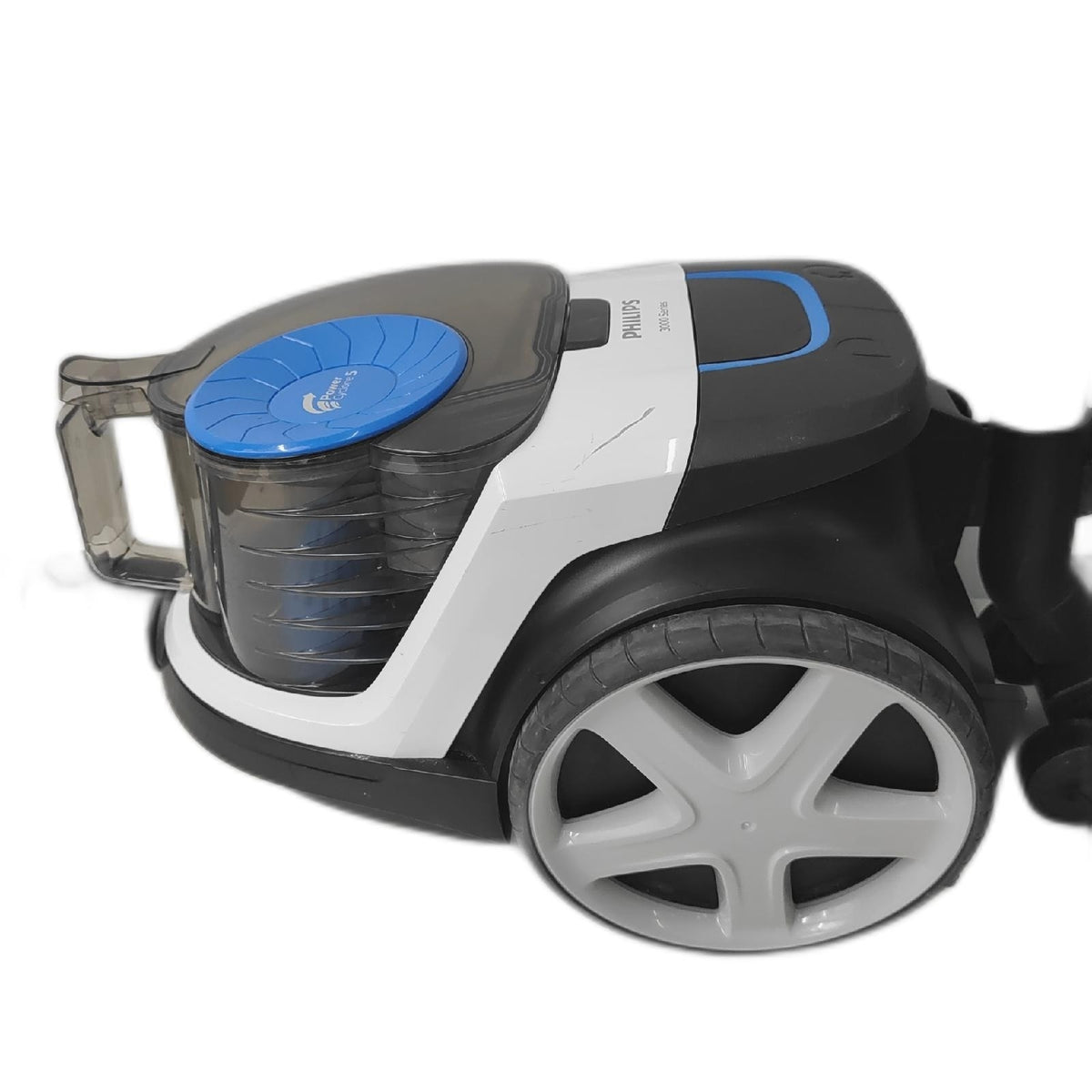Philips Staubsauger Cylinder Staubsauger Blau Weiß 650 Watt Innovation Reinigungskraft