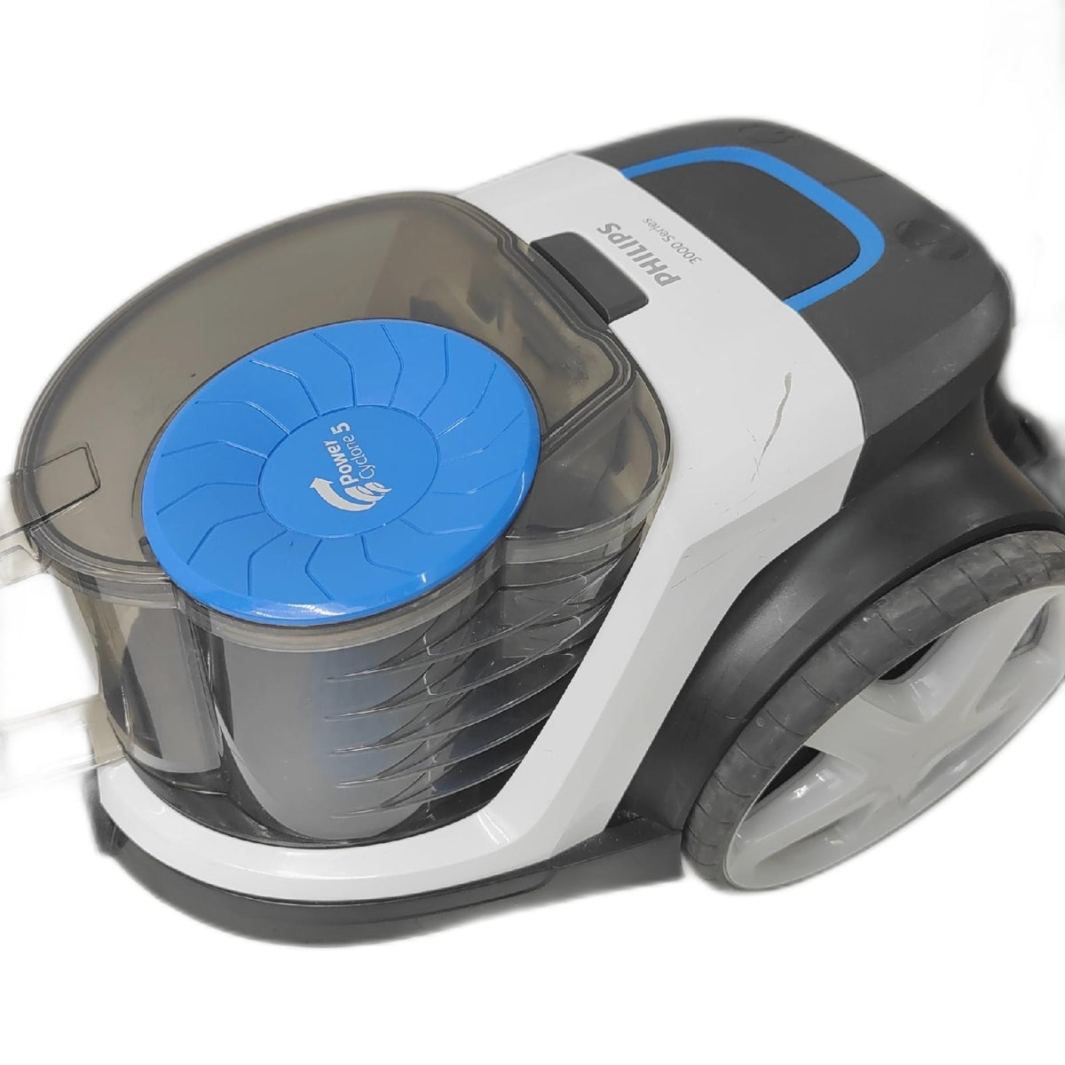 Philips Staubsauger Cylinder Staubsauger Blau Weiß 650 Watt Innovation Reinigungskraft