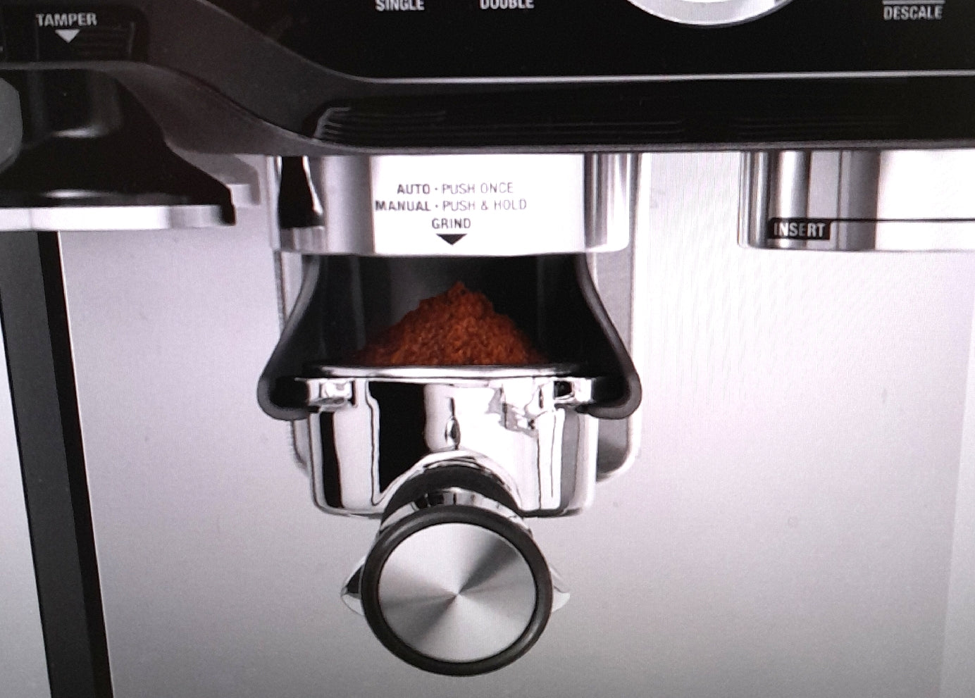 Sage Kaffeemaschine Küchengeräte Barista Express Dampffunktion Mahlwerk für perfekten