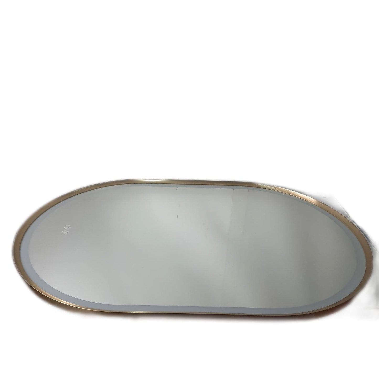 Sbagno Badspiegel Badzubehör Oval 60x90 cm LED Beleuchtung Badezimmer modern