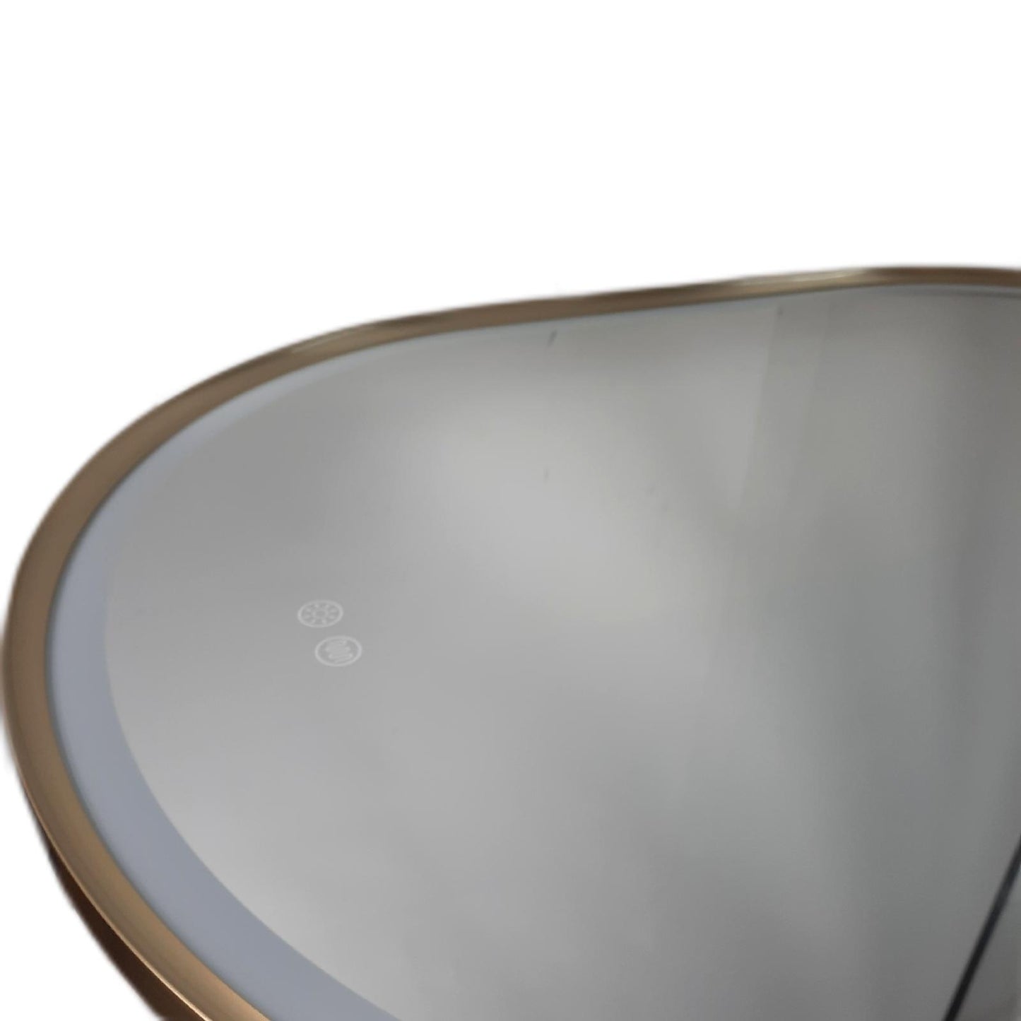 Sbagno Badspiegel Badzubehör Oval 60x90 cm LED Beleuchtung Badezimmer modern