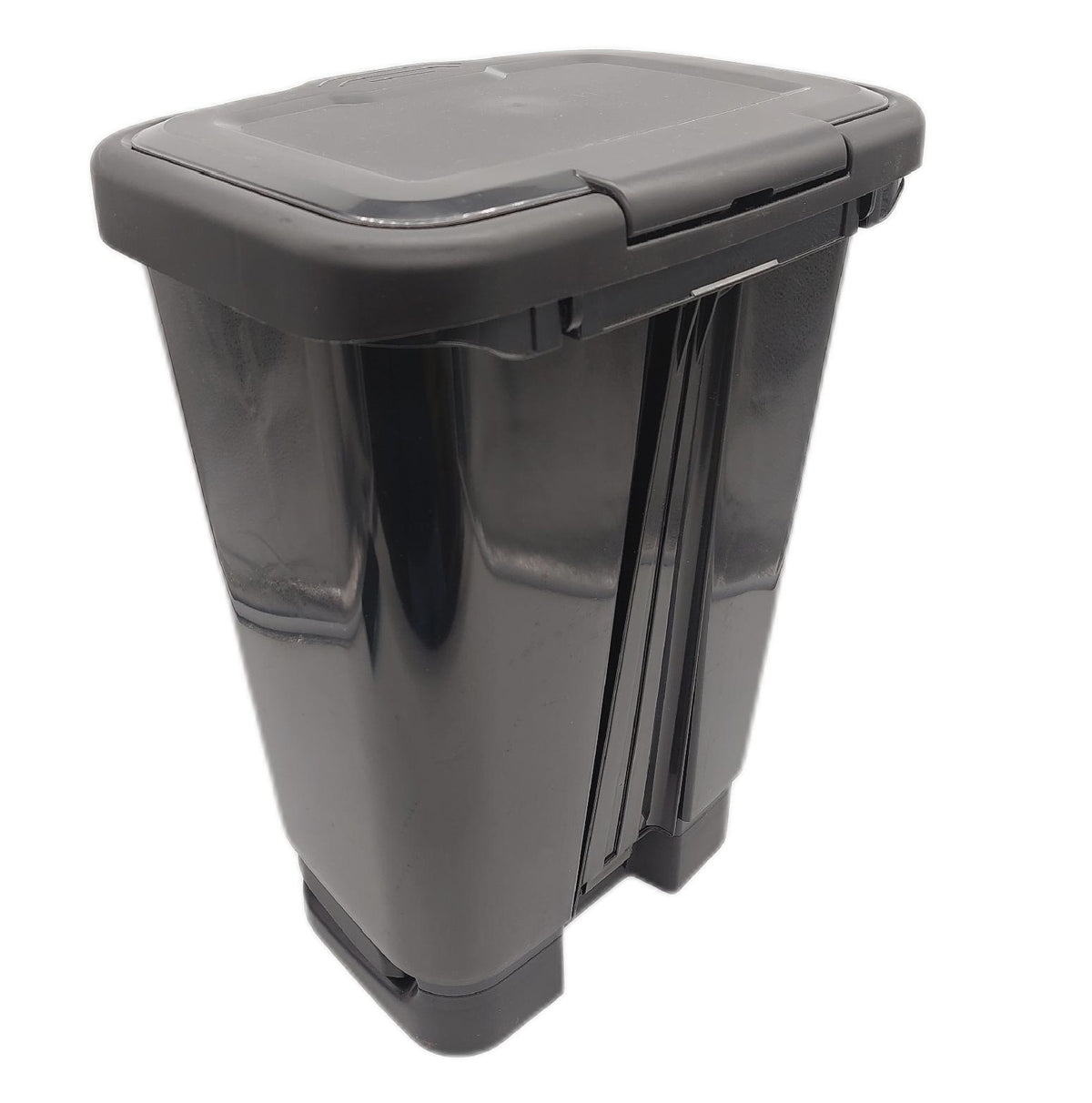 M home by Mazzei Mondex Küchenmülleimer 20 l Schwarz Soft Closing Kratzer
