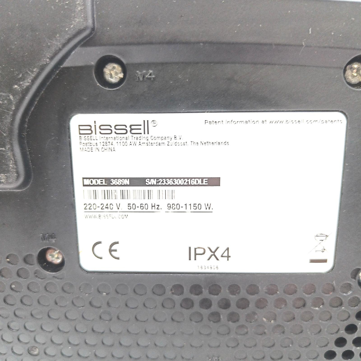 BISSELL SpotClean HydroSteam Polsterreiniger ohne Behälter und Bürsten