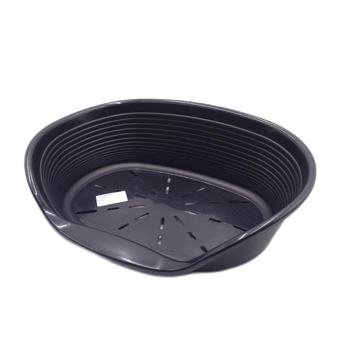 Ferplast Hundebett & Katzenbett mit Baumwollkissen, erhöhtes Hundebett Medium, Hundebett waschbar, Hundekorb, atmungsaktiv & rutschfest, Throne 82 x 59,5 x h 29,5 cm, Schwarz