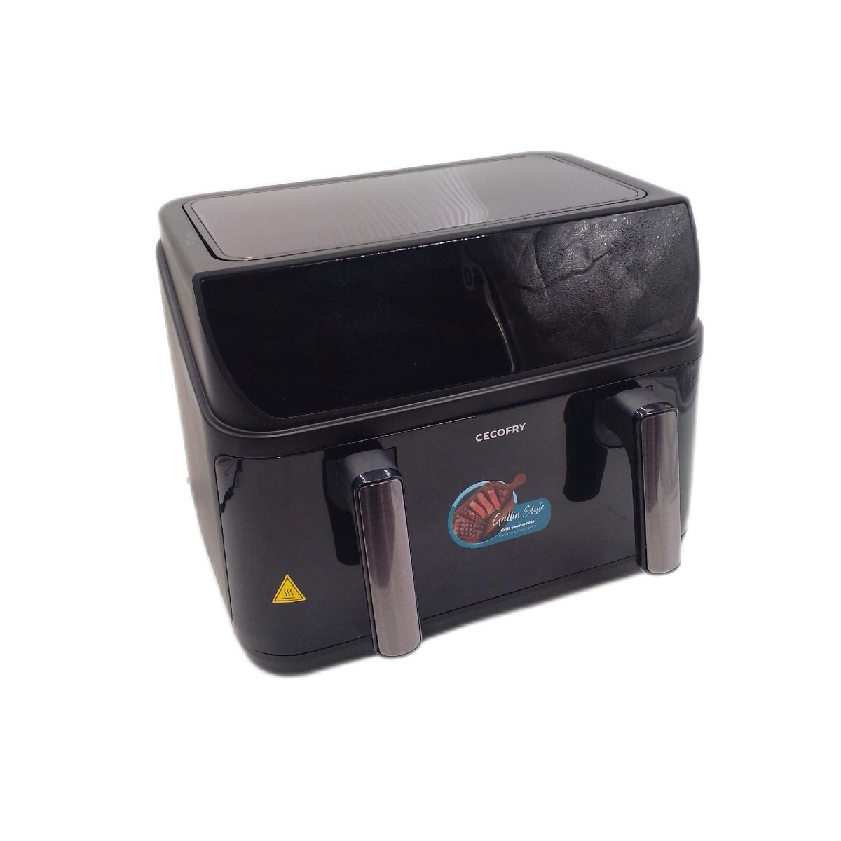Cecotec Heisluftfritteuse 10L Grillplatte Doppelte Heizel