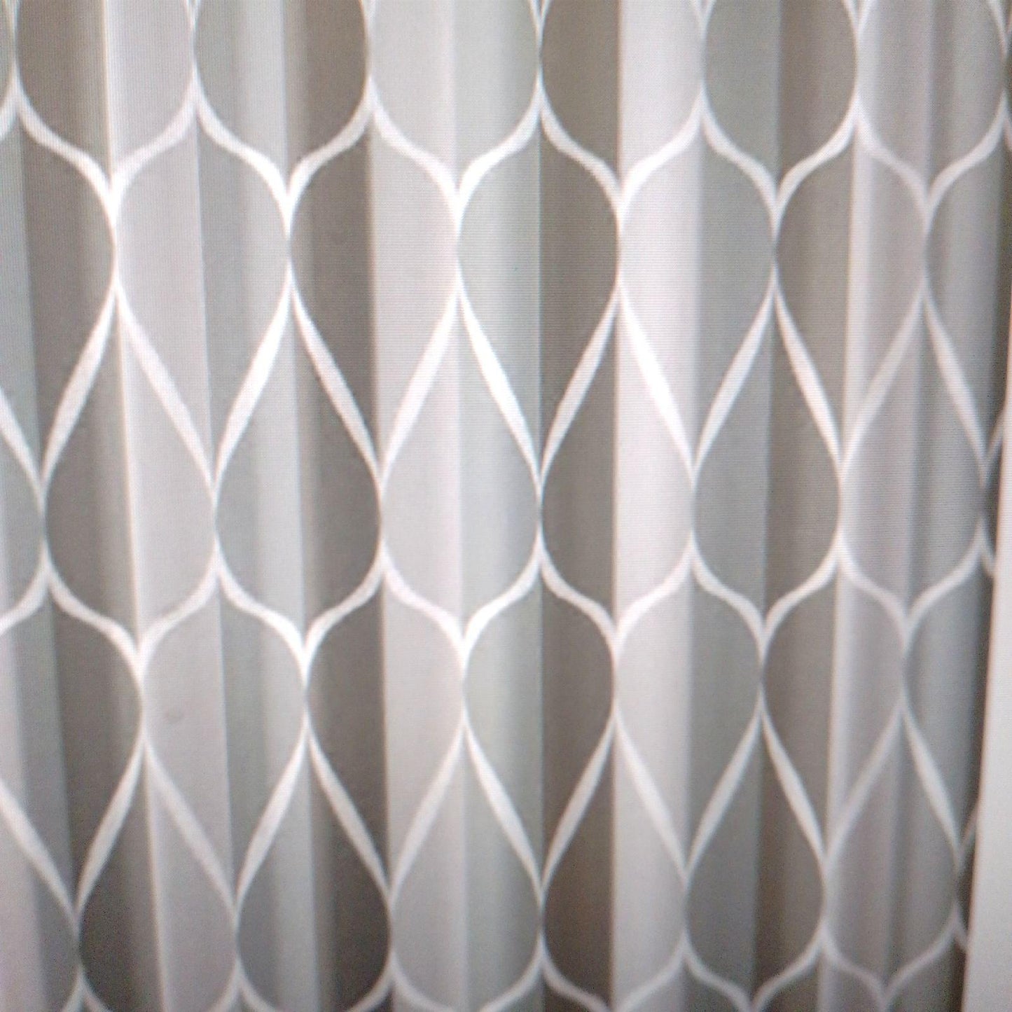 GERUIKE Duschvorhang Wasserdicht Duschvorhang Textil Waschbar 12 Haken