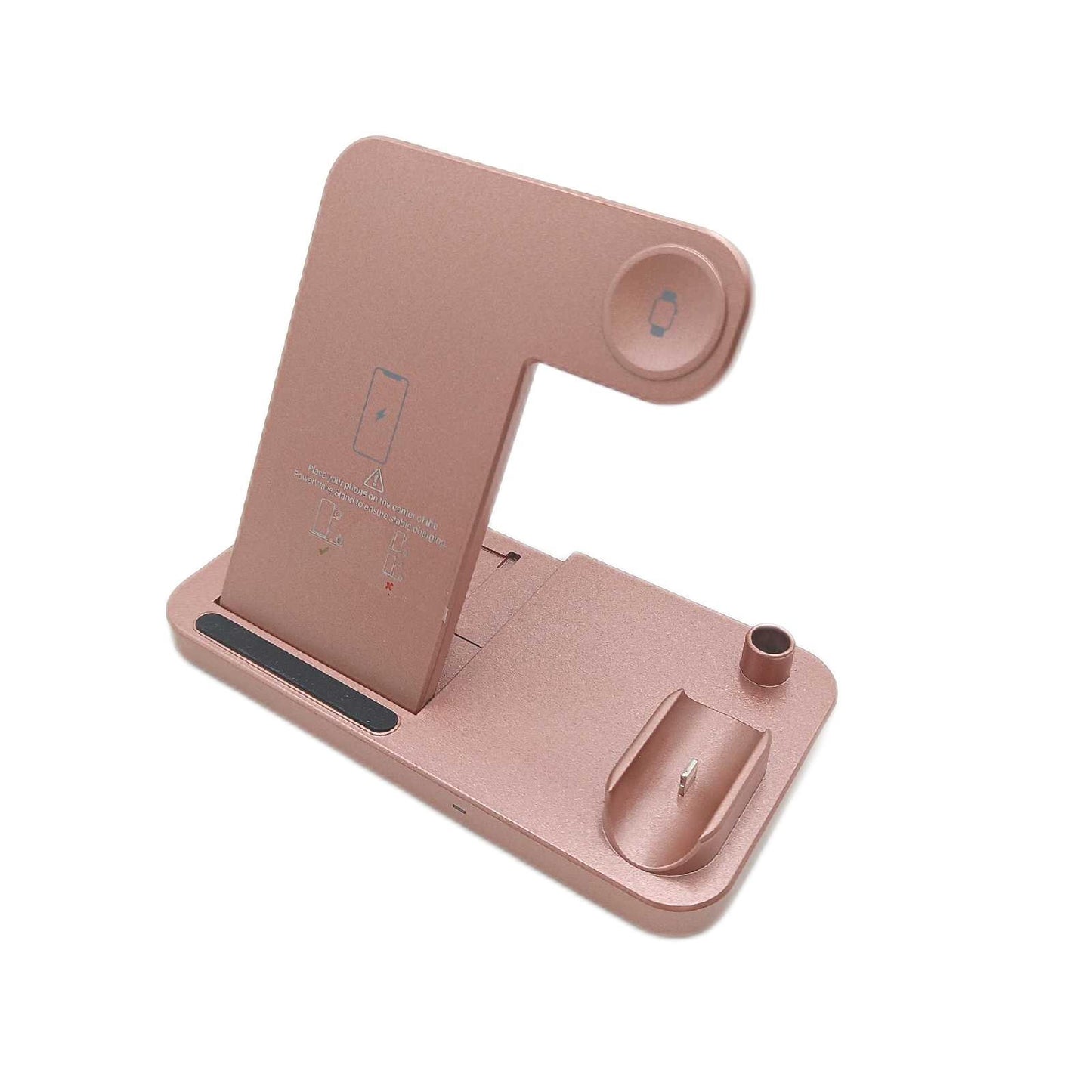 Wireless Charger Ladestation Ladetechnik 4 in 1 Schnell Laden kompatibel mit Apple iPhone