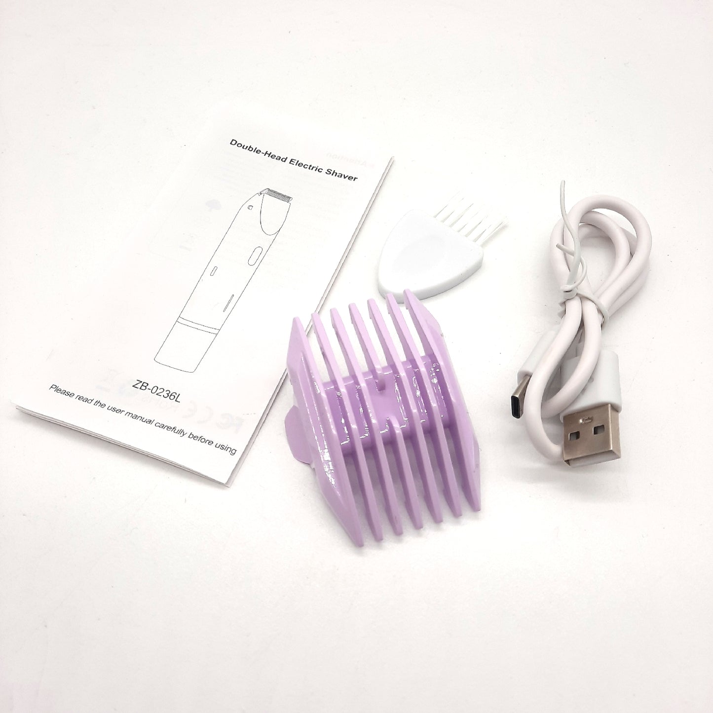 Intimrasierer Damenrasierer Körperpflege 2 in 1 Dual Head Shaver USB C Laden Rasierer für Frauen Sanfte Rasur Pflege
