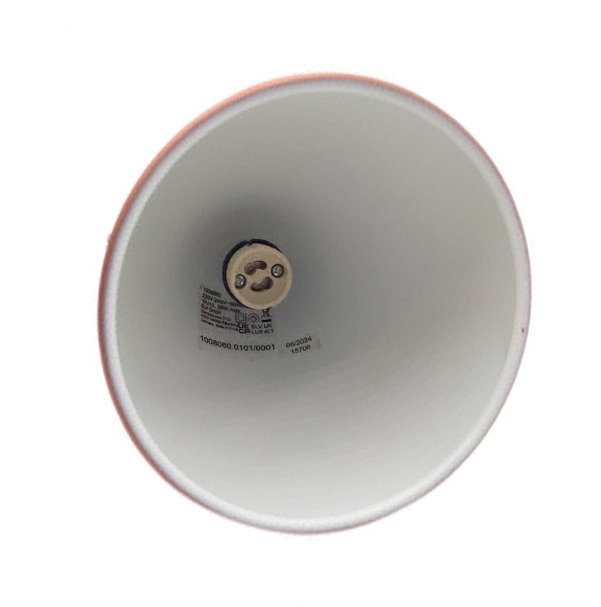 SLV PARA CONE 14 1Ph PD GU10 Spotlights kupfer Deckenleuchte Strahler Licht