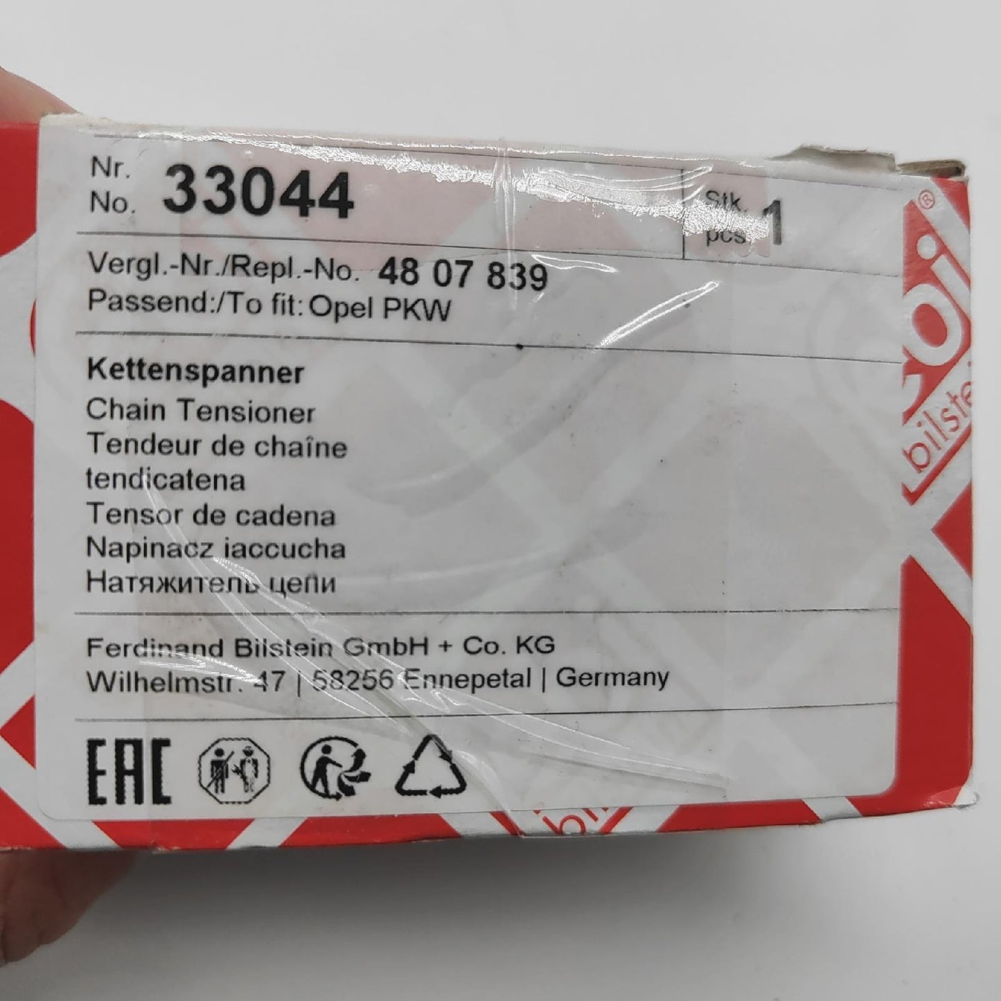 febi bilstein Kettenspanner Steuerkette Ersatzteile 33044 Engine Spare