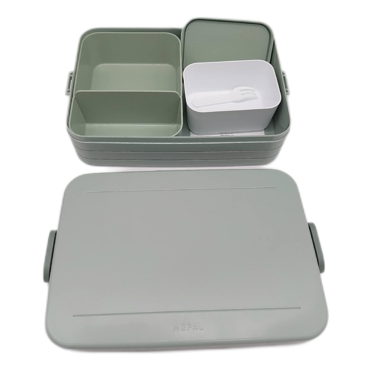 Mepal Bento Lunchbox Take A Break Large Brotdose Essensbox Faecher 1500 ml Nordic Sage