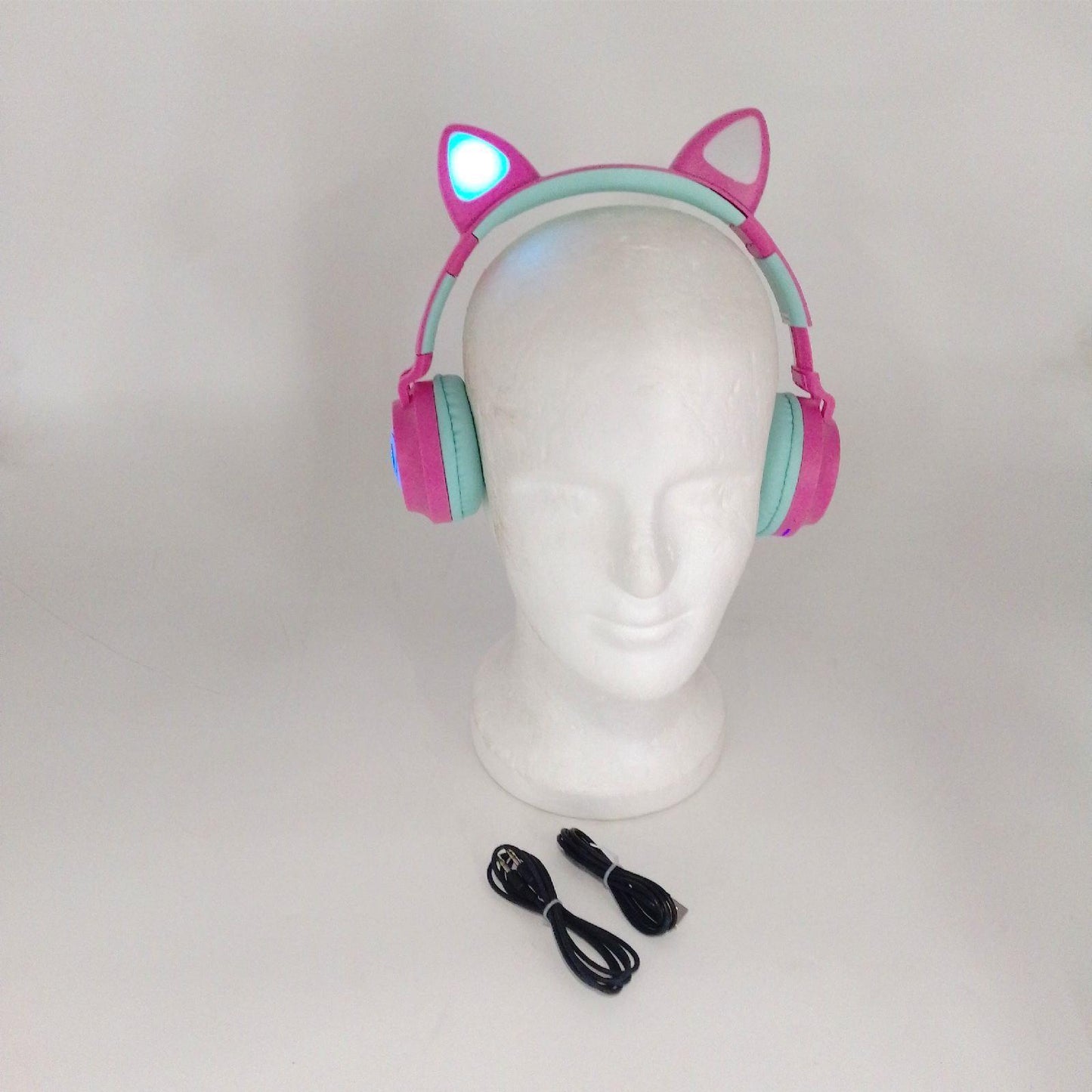 Lexibook Barbie 2 in 1 kabellose Katzenohren Kopfhörer LED Ohr