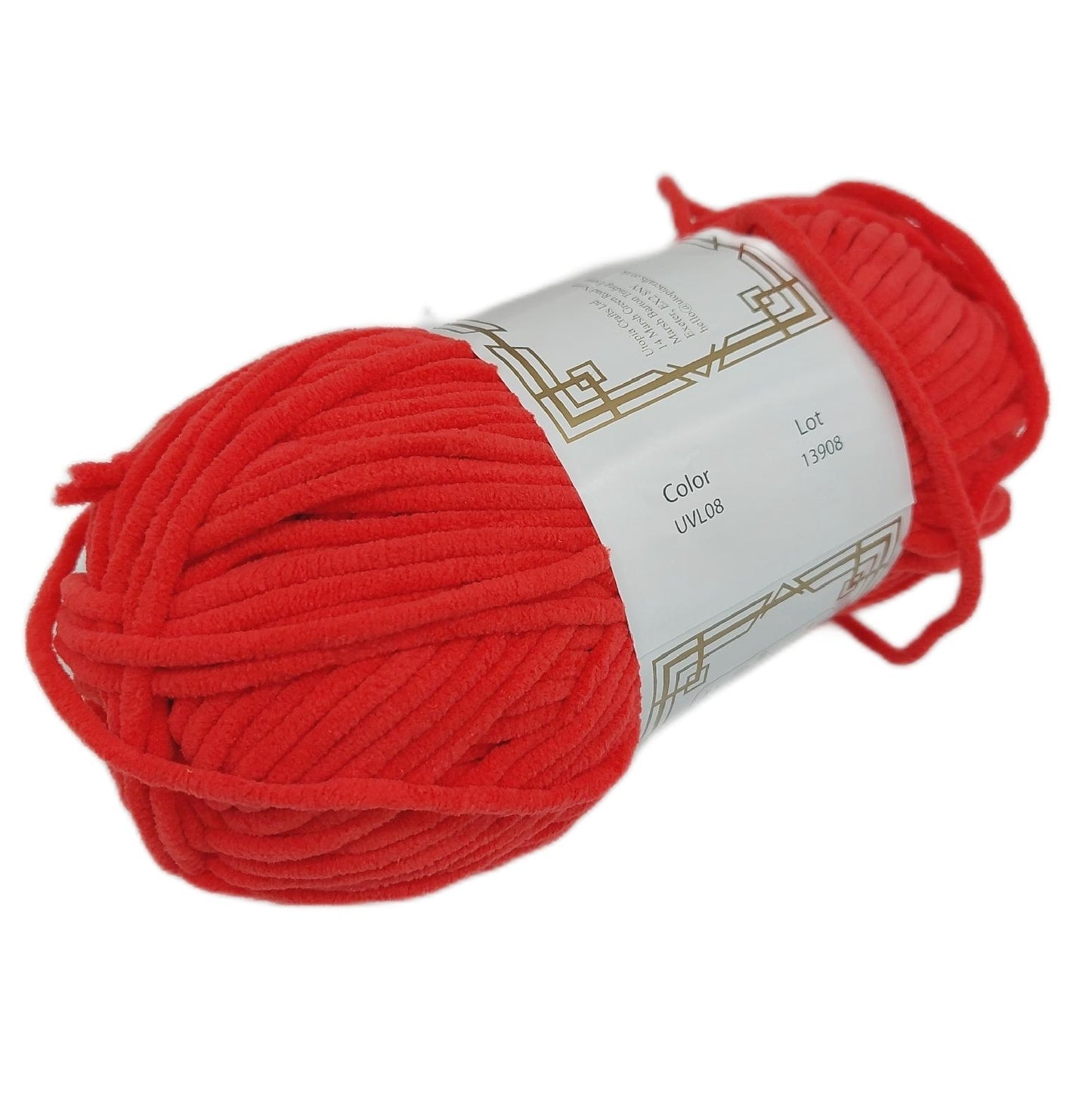 Utopia Crafts Velvet Lux superweiches Chenillegarn Stricken 2 Stueck