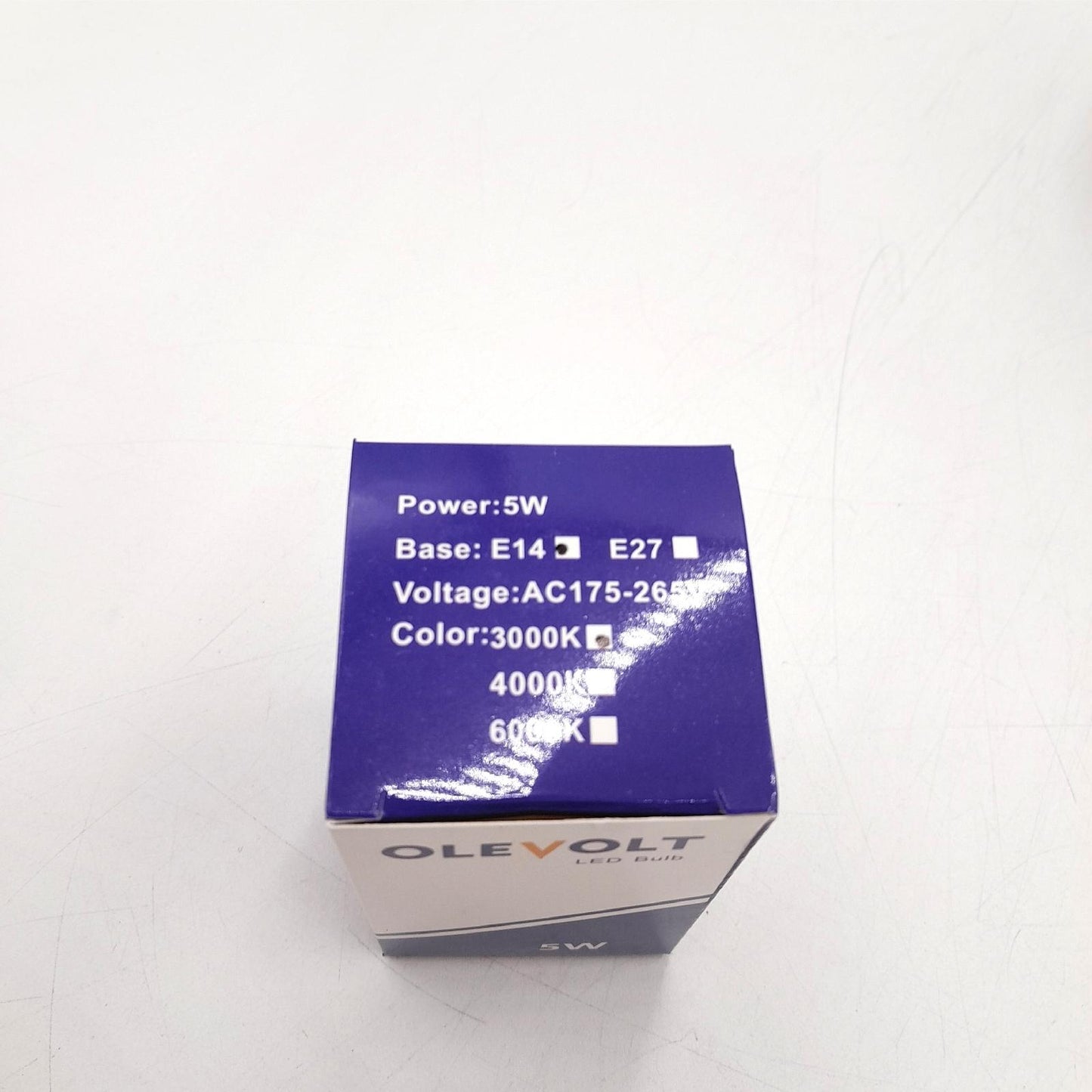 OLEVOLT E14 LED Lampe Dimmbar 5W 550 Lumen LED Glühbirne E14 40W Äquivalent Energiespar Warmweiß