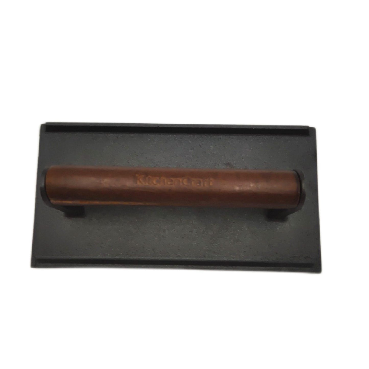 KitchenCraft Gusseisen Burgerpresse, Grill BBQ Bacon Presse, Steak Gewicht, 21 x 11 cm (8,5" x 4,5")