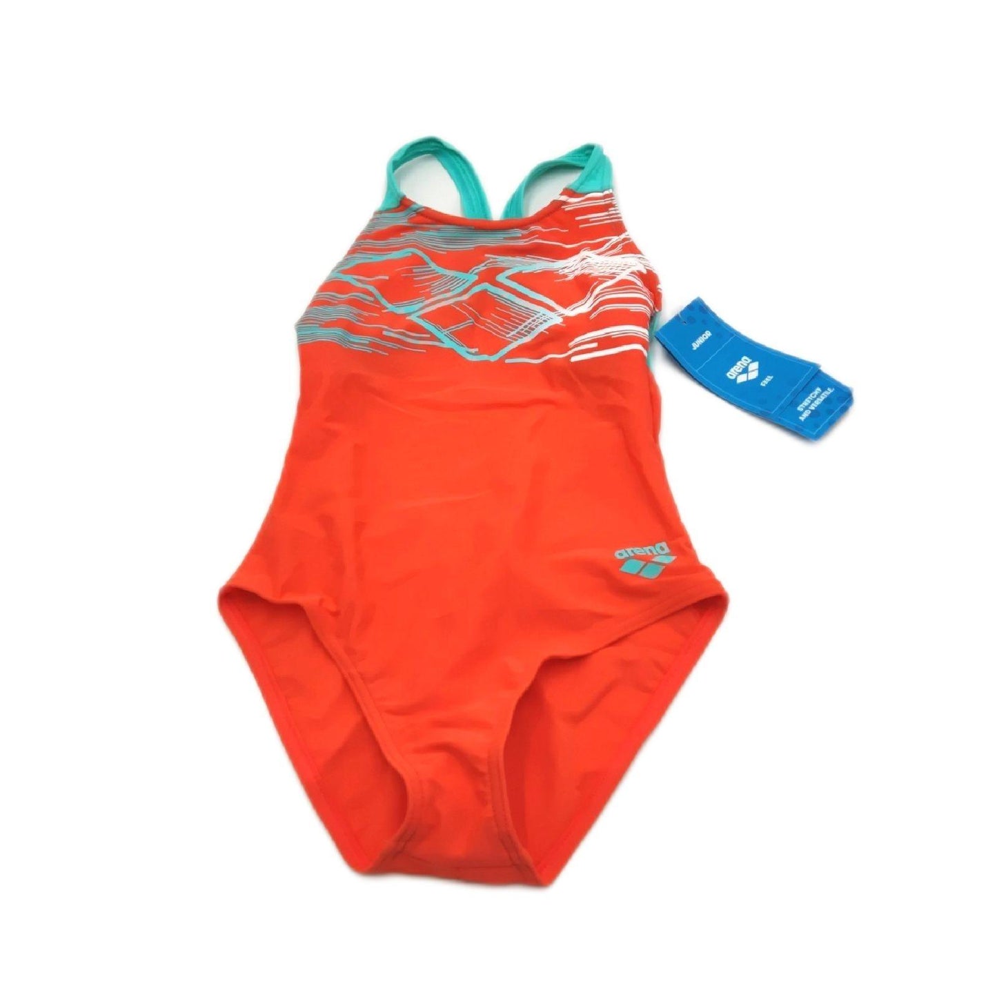 Arena Badeanzug Mädchen Schwimmbekleidung Feel Pastime V Back Badespaß