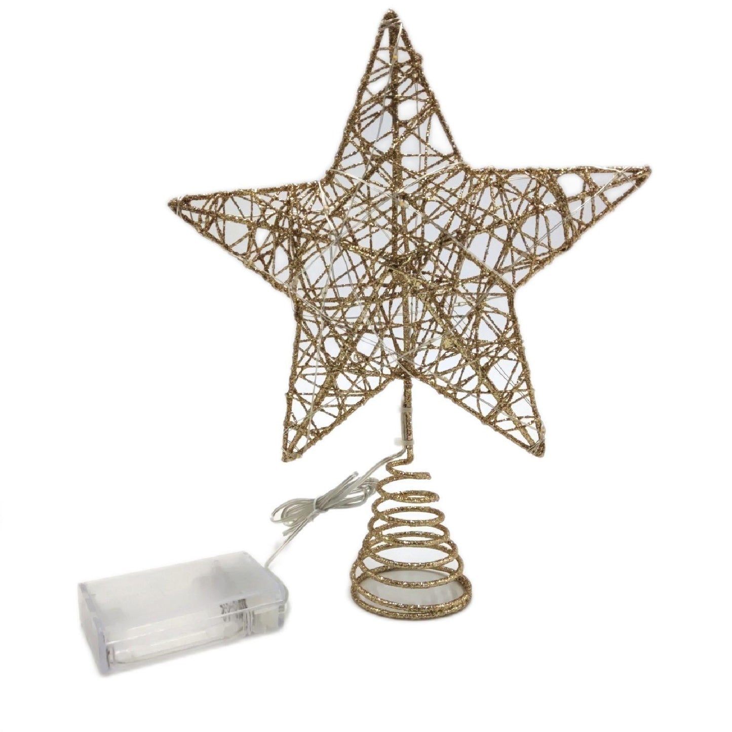 Joiedomi Weihnachtsbaumspitze Weihnachtsbaum Dekoration Stern Christbaumspitze Glitzernd Bele
