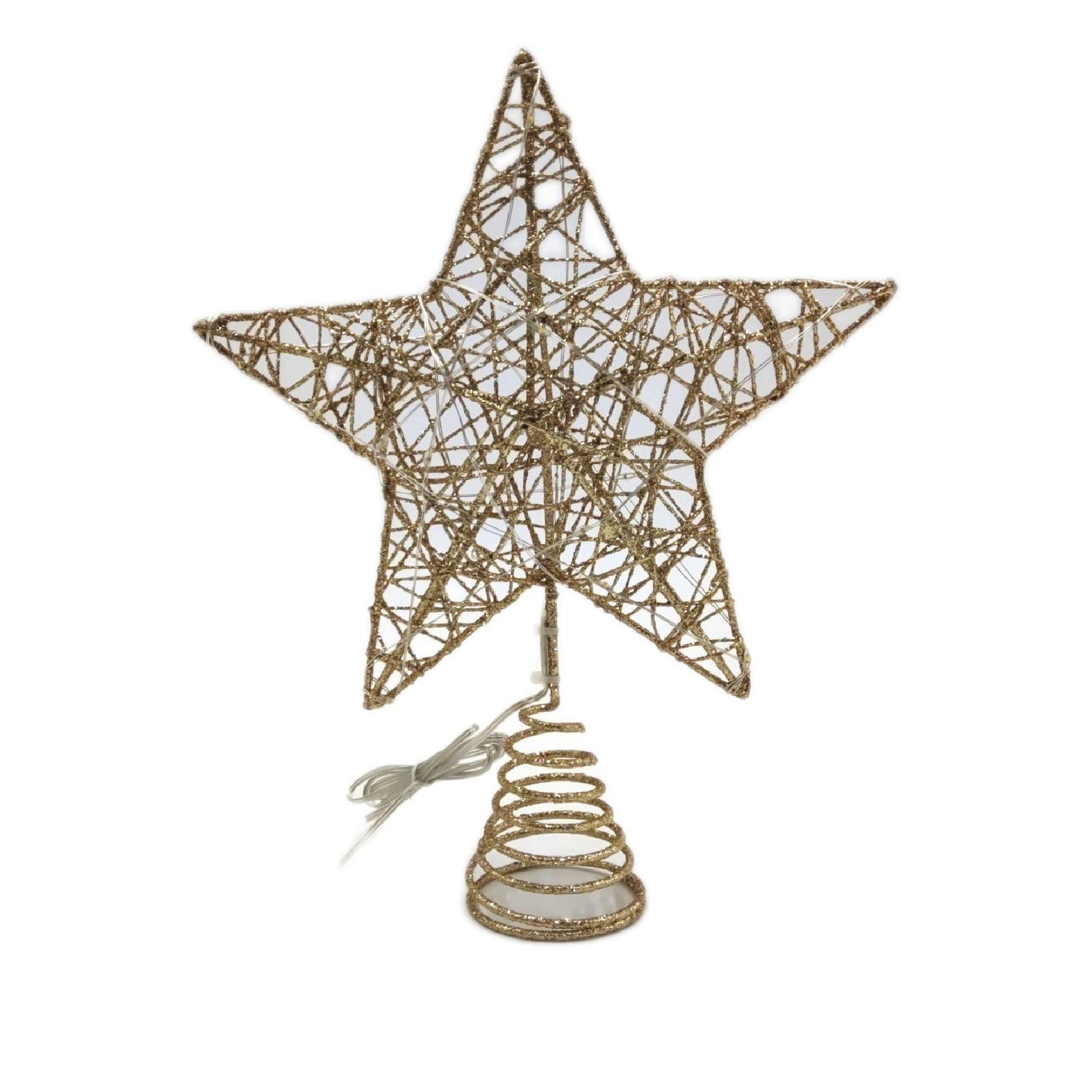 Joiedomi Weihnachtsbaumspitze Weihnachtsbaum Dekoration Stern Christbaumspitze Glitzernd Bele