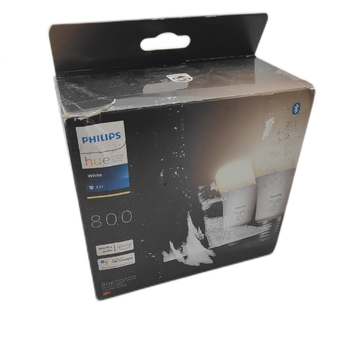 Philips Hue Connected LED Lampe E27 warmweiß 2er Pack smarte Beleuchtung A67