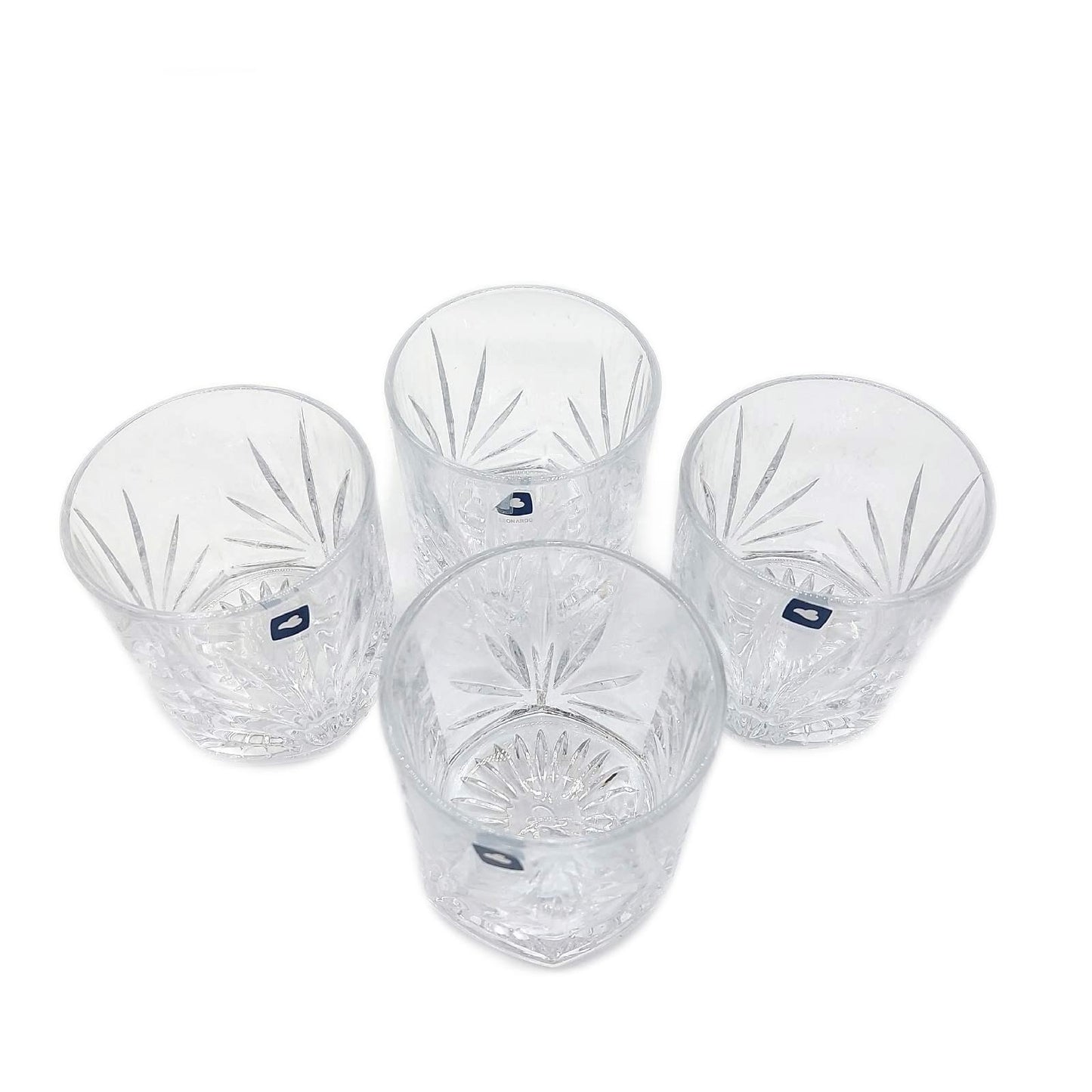 Leonardo Trinkglas Set Capri Saftgläser spülmaschinenfest Relief elegantes Design